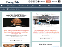 Tablet Screenshot of funnylife.com